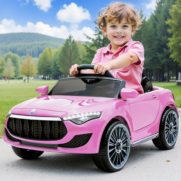 Rigo Kids Ride On Car Battery Electric Toy Remote Control Pink Cars Dual Motor