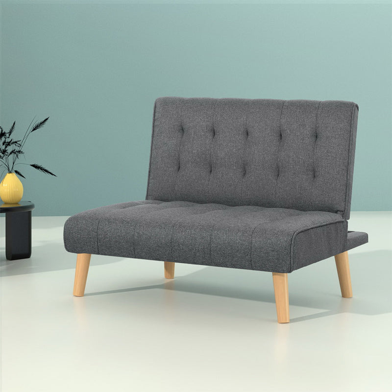 Artiss Sofa Lounge Recliner Chair Futon Couch Single 1 Seater Modular Bed Set