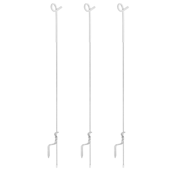 Giantz 20x Electric Fence Pigtail Posts Steel Tape Fencing