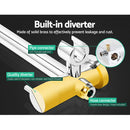 Cefito WELS 9'' Rain Shower Head Mixer Round Handheld High Pressure Wall Chrome