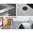Cefito 53cm x 50cm Stainless Steel Kitchen Sink Under/Top/Flush Mount Silver