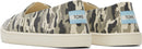 TOMS Womens Casual Canvas Slip On Sneakers Shoes Espadrilles - Army Camo Camouflage - US 9
