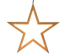 2x Large Bamboo Star LED Hanging Lamp Light Home Decor Lighting  - Natural