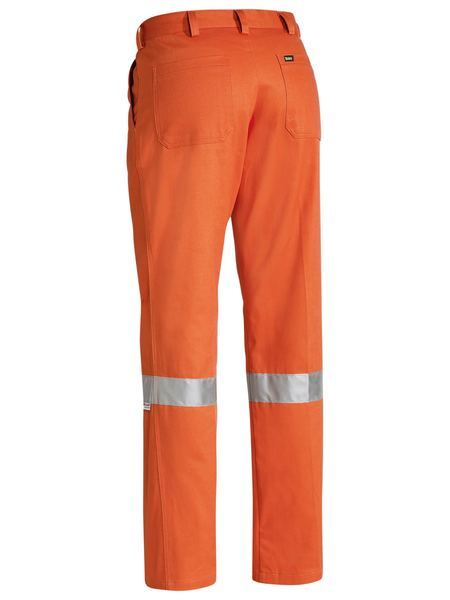 Bisley 3M Taped Original Work Pants Trousers - Orange - 87 Regular