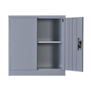 Two-Door Shelf Office Gym Filing Storage Locker Cabinet Safe