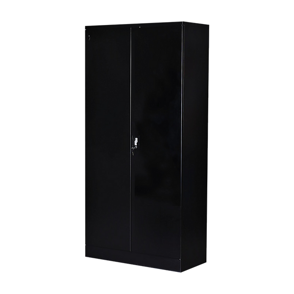 Two-Door Shelf Office Gym Filing Storage Locker Cabinet Safe