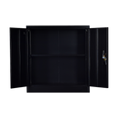 Two-Door Shelf Office Gym Filing Storage Locker Cabinet Safe