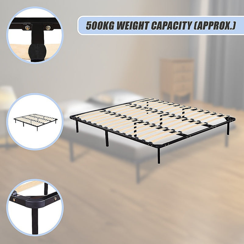 King Metal Bed Frame - Bedroom Furniture