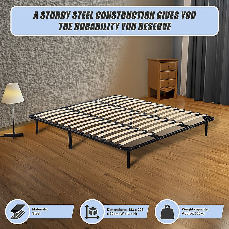 King Metal Bed Frame - Bedroom Furniture
