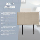 Linen Fabric Single Bed Headboard Bedhead - Beige