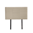 Linen Fabric Single Bed Headboard Bedhead - Beige