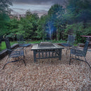 18" Square Metal Fire Pit Outdoor Heater