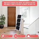 Foldable Non Slip 4 Step Steel Ladder