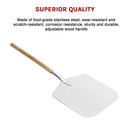 Proffesional Pizza Oven Peel Paddle 90cm Wood Handle