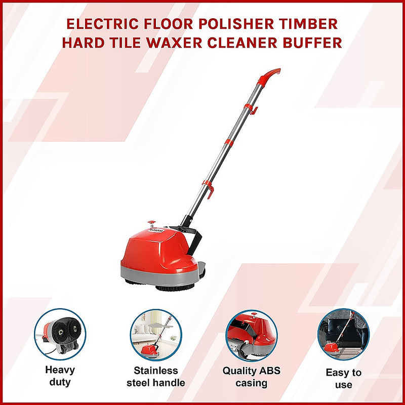 Electric Floor Polisher Timber Hard Tile Waxer Buffer