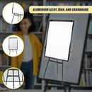60 x 90cm Magnetic Writing Whiteboard Dry Erase w/ Height Adjustable Tripod Stand