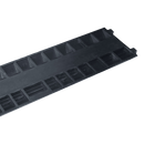 3pcs 2-Cable Rubber Electrical Wire Cover Heavy Duty Protector Dual Channel