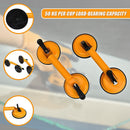 2x 100kg Aluminum Alloy Double Locking Suction Cup Glazer Glass Sucker Lifter