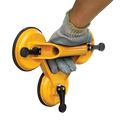 2x 150kg Load Aluminum Triple Suction Cup Pad Glazer Glass Sucker Remover Lifter