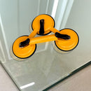 2x 150kg Load Aluminum Triple Suction Cup Pad Glazer Glass Sucker Remover Lifter