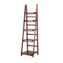 5 Tier Wooden Ladder Shelf Stand Storage Book Shelves Shelving Display Rack