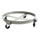 Drum Dolly 450kg 55 Gallon w Swivel Casters Heavy Duty Steel Frame Non Tipping