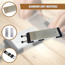 Double-Sided Diamond Knife Sharpeners Sharpening Stone W/ Stone Holder