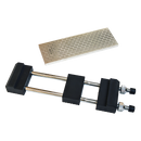 Double-Sided Diamond Knife Sharpeners Sharpening Stone W/ Stone Holder