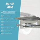 Stainless Steel Double Toilet Paper Holder Towel Roll Tissue Rack Storage Shelf
