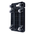 Foldable Hand Flatbed Trolley Cart 6 x 360 Degree Rotating Wheels with Maximum Load 200Kg