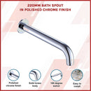160mm Bath Spout Polished Chrome Finish