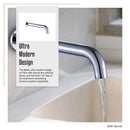 160mm Bath Spout Polished Chrome Finish
