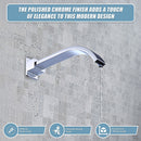 180mm Bath Spout Polished Chrome Finish