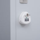 3-Digit Combination Lock One-Door Office Gym Shed Clothing Locker Cabinet Grey