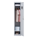 3-Digit Combination Lock One-Door Office Gym Shed Clothing Locker Cabinet Grey