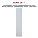 3-Digit Combination Lock One-Door Office Gym Shed Clothing Locker Cabinet Grey