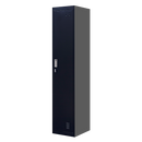 Padlock-operated lock One-Door Office Gym Shed Clothing Locker Cabinet Black