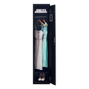 3-Digit Combination Lock One-Door Office Gym Shed Clothing Locker Cabinet Black
