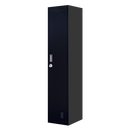 3-Digit Combination Lock One-Door Office Gym Shed Clothing Locker Cabinet Black