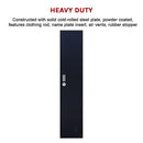 4-Digit Combination Lock One-Door Office Gym Shed Clothing Locker Cabinet Black