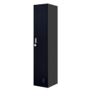 4-Digit Combination Lock One-Door Office Gym Shed Clothing Locker Cabinet Black