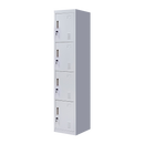 Standard Lock 4 Door Locker for Office Gym Grey