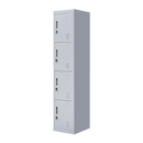 Padlock-operated lock 4 Door Locker for Office Gym Grey