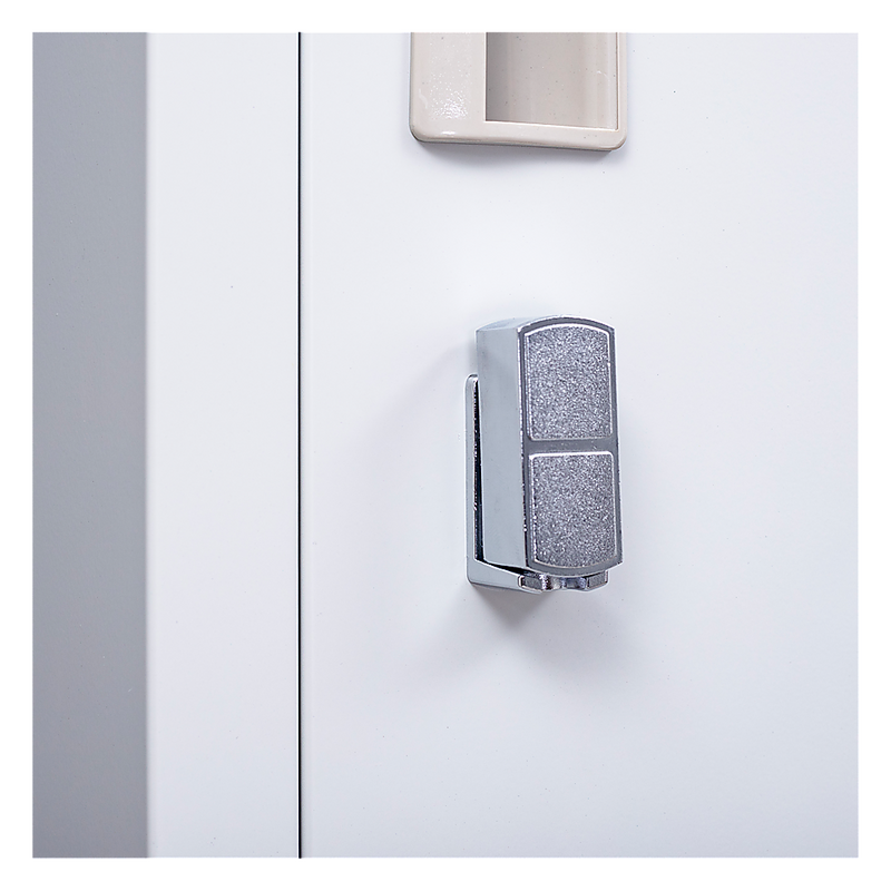 Padlock-operated lock 4 Door Locker for Office Gym Grey