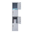 Padlock-operated lock 4 Door Locker for Office Gym Grey