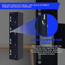 3-digit Combination Lock 4 Door Locker for Office Gym Black