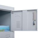 4-Digit Combination Lock 6-Door Locker for Office Gym Shed School Home Storage Grey