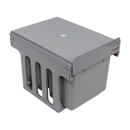 Set of 2 15L Pull Out Trash Bin Dual Kitchen Garbage Waste Basket Cabinet Bin