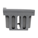 Set of 2 15L Pull Out Trash Bin Dual Kitchen Garbage Waste Basket Cabinet Bin