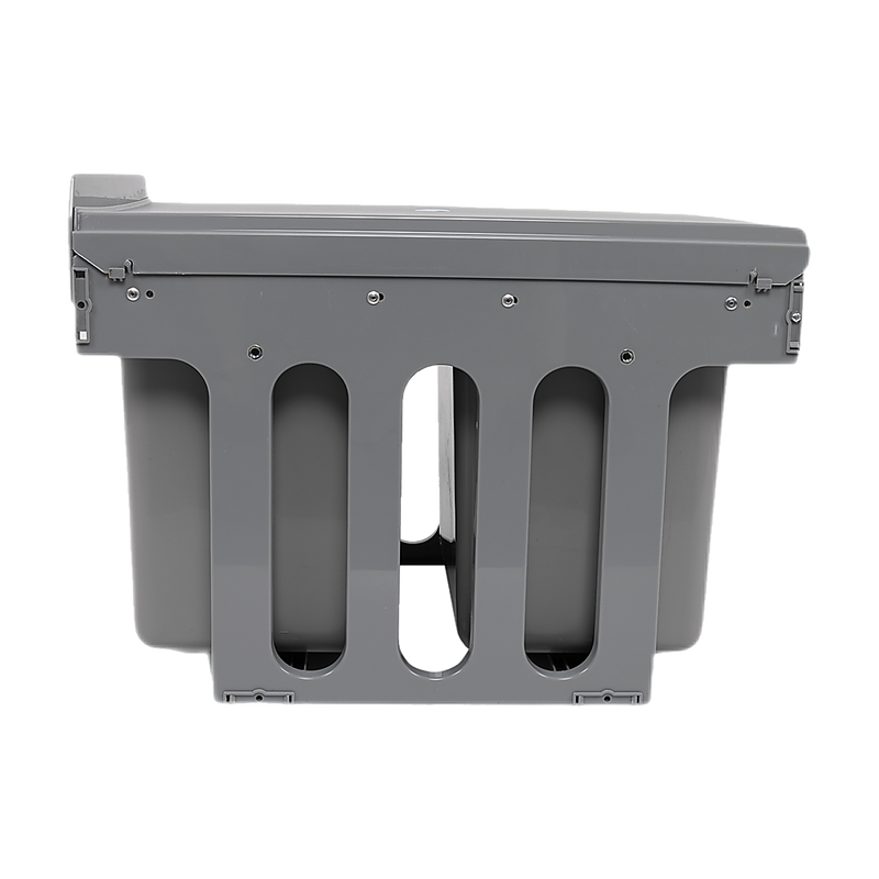 Set of 2 15L Pull Out Trash Bin Dual Kitchen Garbage Waste Basket Cabinet Bin